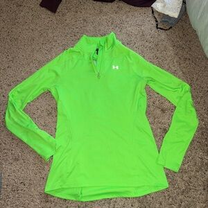 Under Armour Women's Vibrant Green Long Sleeve Tee